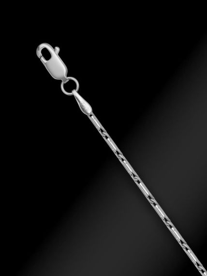 Цепочка на шею из серебра Люмакина круглая, вид 3