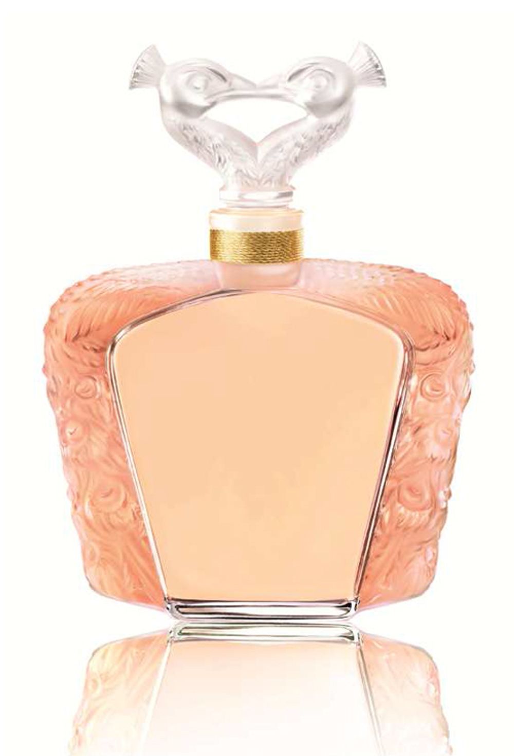 Lalique de Deux Paons Crystal Flacon