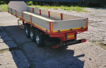 3-axle flatbed semi-trailer in scale 1/14