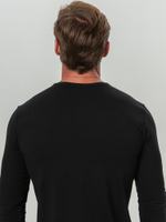 Футболка мужская с круглым вырезом черный