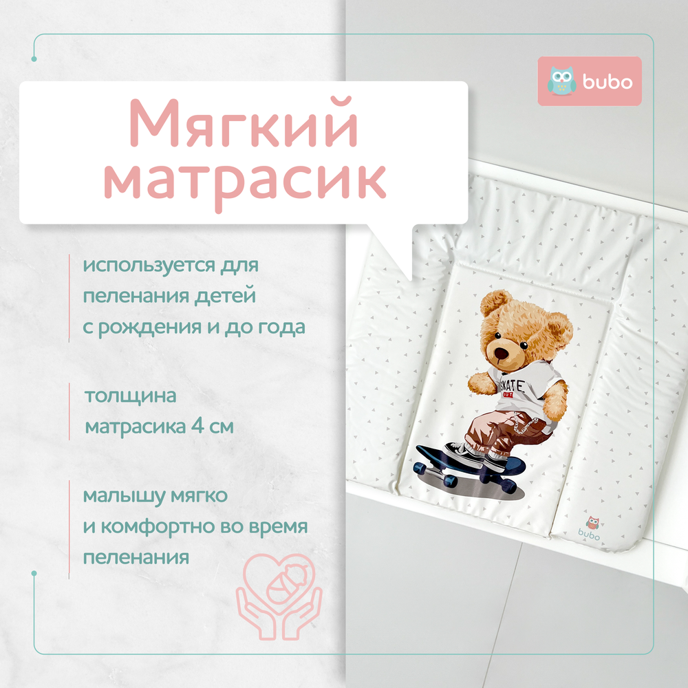 Матрас для пеленания BUBO BABY "SKY" 75x72 сантиметра