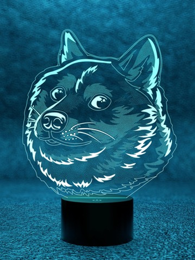 Ночник "Doge - собака"