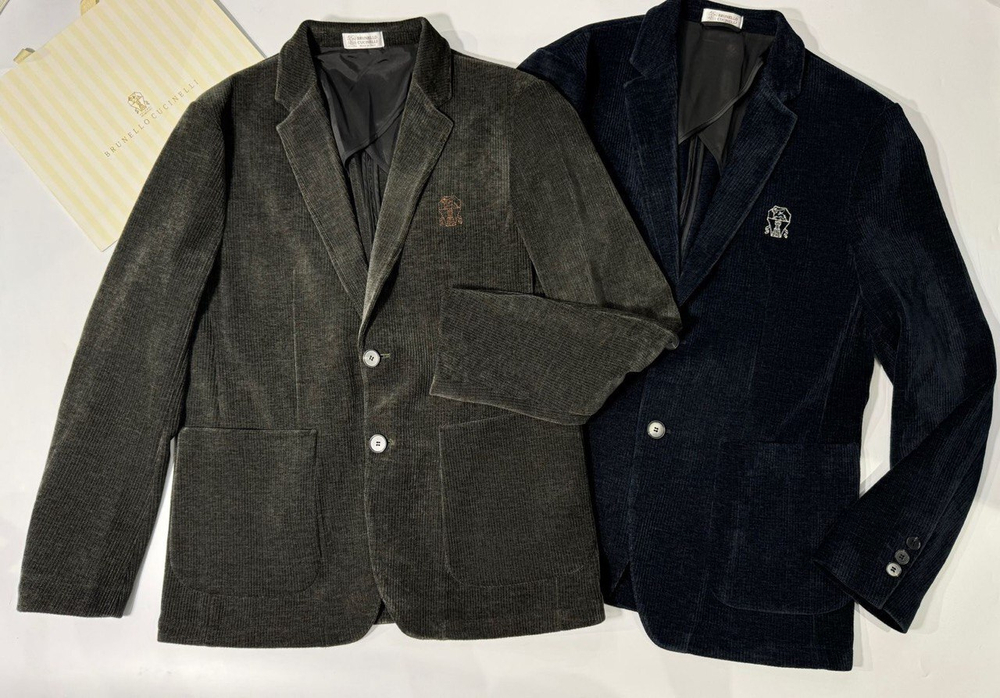 Вельветовый пиджак Brunello Cucinelli