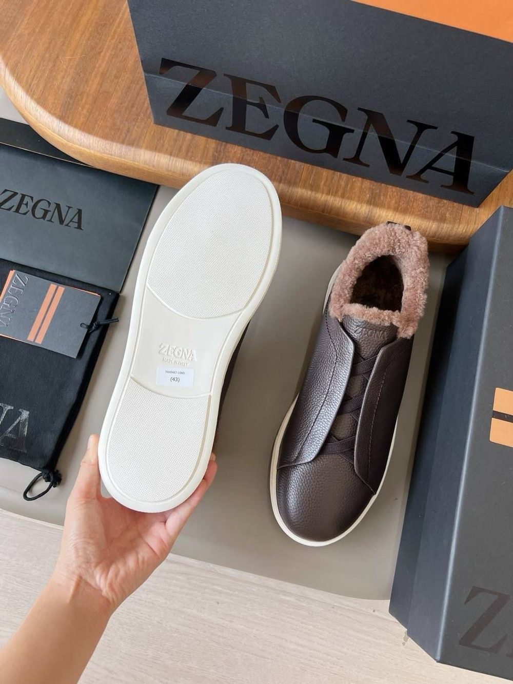 Мокасины Zegna