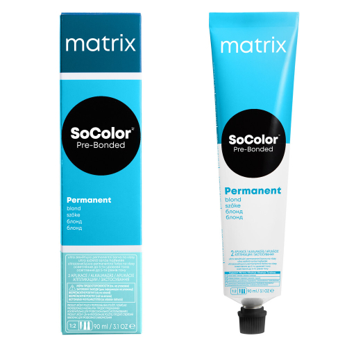 Matrix SoColor Pre-Bonded UL-NV+ Ультра Блонд Натуральный Перламутровый+ перманентный краситель, 90 мл Коллекция оттенков блонд