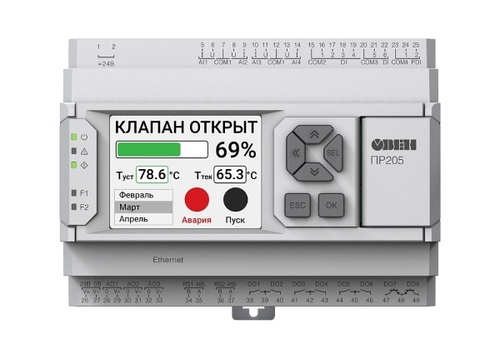 Программируемое реле с Ethernet ОВЕН ПР205-24.1211.06.0.0