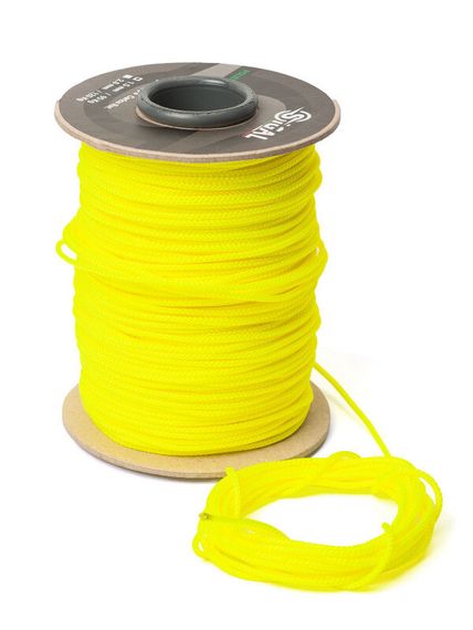 Линь Sigalsub Yellow Fluo Polyester 95 кг ø1,5 мм 1 метр (в катушке 100 м)