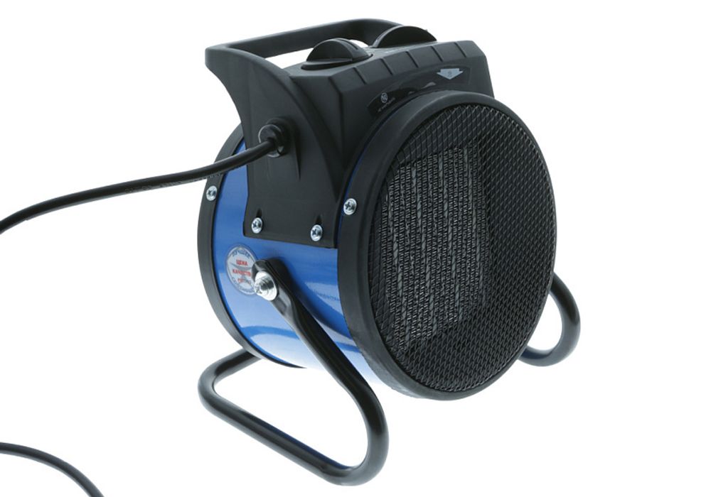 Тепловентилятор керамический 1-2кВт, термостат, защита от перегрева, СОЮЗ