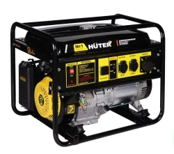 Электрогенератор DY9500L Huter (17 л.с., 7,5 кВт, 220 В, бак 25 л, бензин АИ-92, 77 кг) Портативный бензогенератор