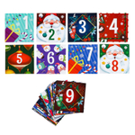 Адвент календарь новогодний с открытками Письмо с заданием от Деда Мороза