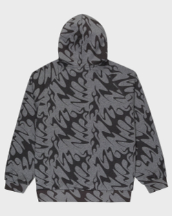 Худи LAKAI X RIPNDIP Flame Zipper Grey