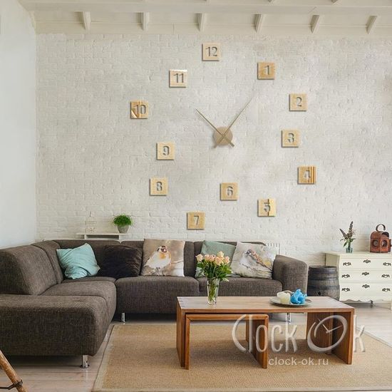 Настенные 3D часы Mix