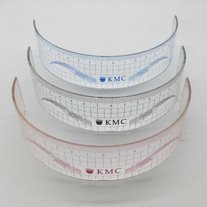 линейка для бровей №4 синяя