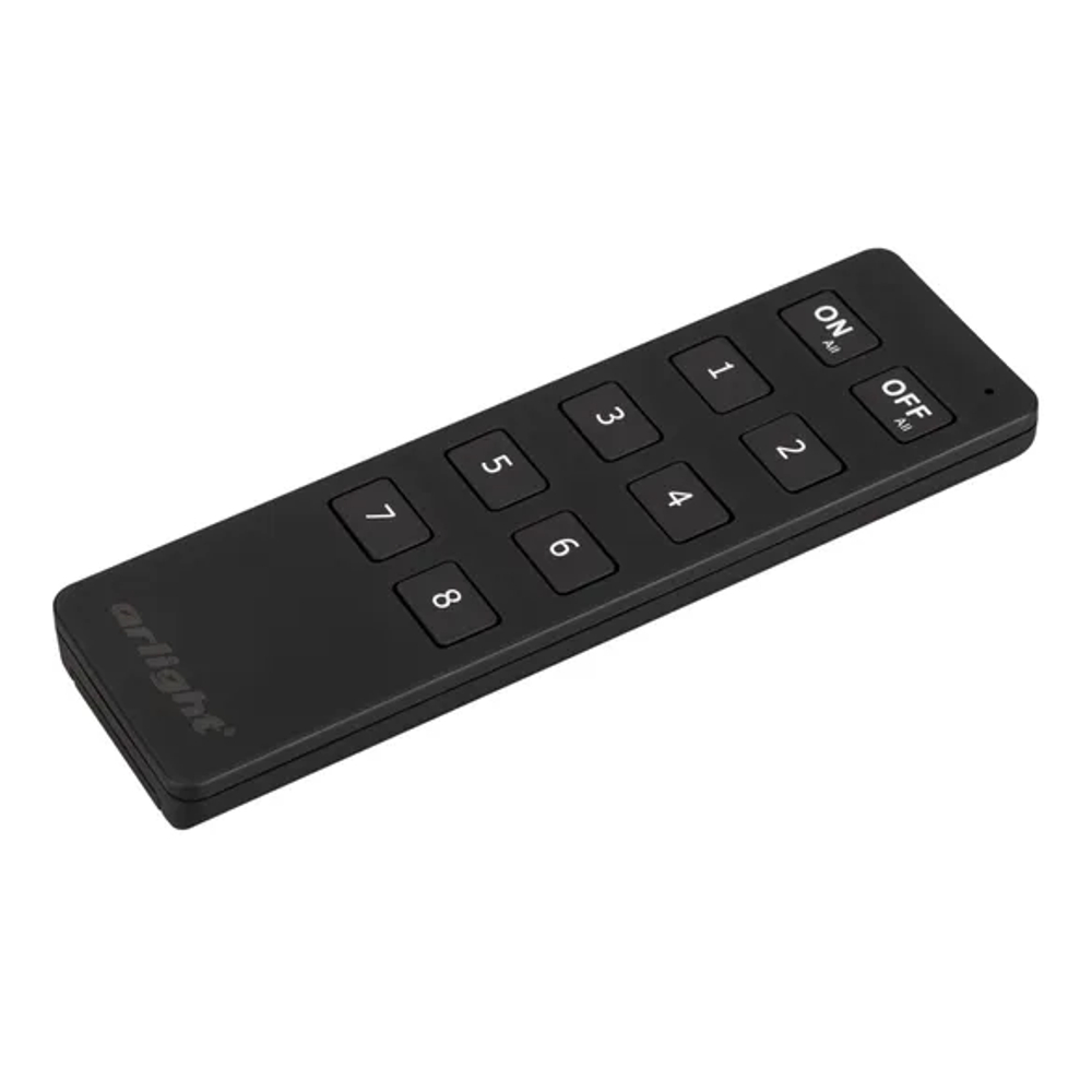 Пульт SMART-R8-DIM (8 зон, 2.4G) (Arlight, IP20 Пластик, 5 лет) 023029