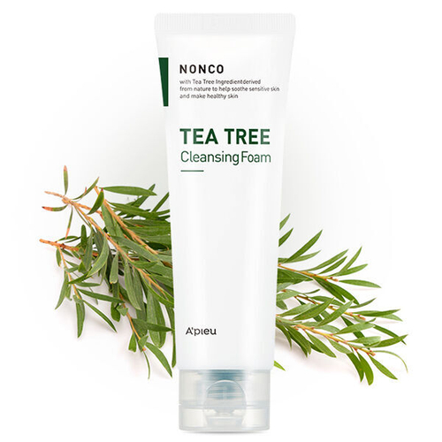 Очищающая пенка с чайным деревом для проблемной и жирной кожи A'Pieu Nonco Tea Tree Cleansing Foam, 130мл