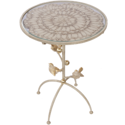 Столик Терра Птички Айвори