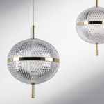 738023 Люстра ACRILE 7W LED 793LM 120G ЗОЛОТО 3000K