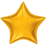 Шар фольгированный Звезда 90 см (Оранжевый)