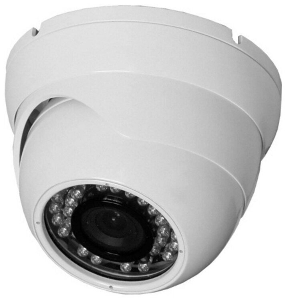 Видеокамера купольная SARMATT SR-D500F36IRH, 5MP, AHD/CVI/TVI/CVBS, ИК-подсветка 20 м