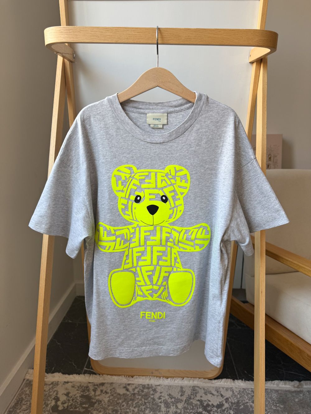 Хлопковая футболка Fendi, 140