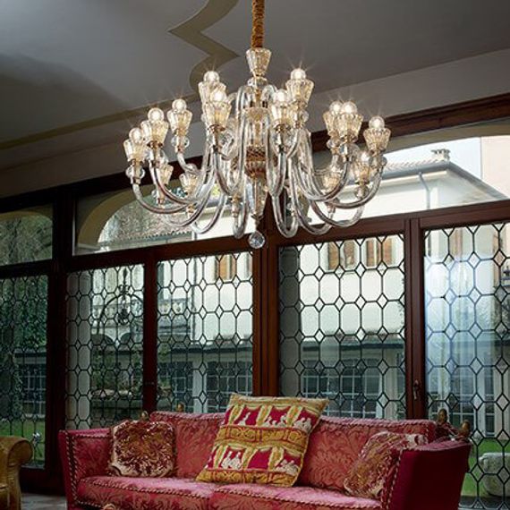 Подвесная люстра Ideal Lux Strauss SP18 140629