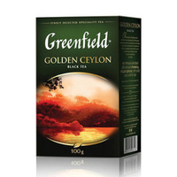 Чай GREENFIELD Golden Ceylon черный  листовой 100 г карт.упак.