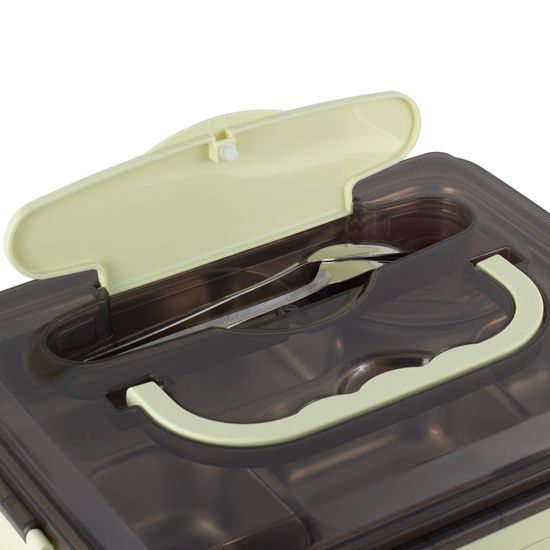 Ланч бокс 1000 мл. Kamille KM 2144 пластик, нержавеющая сталь