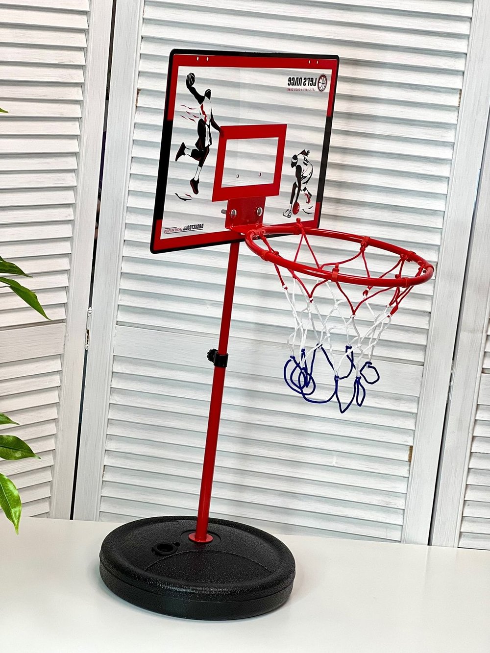 Игровой набор Баскетбольное кольцо 115см на стойке для дома улицы
