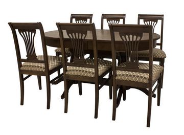 Обеденная группа стол 6 стульев
