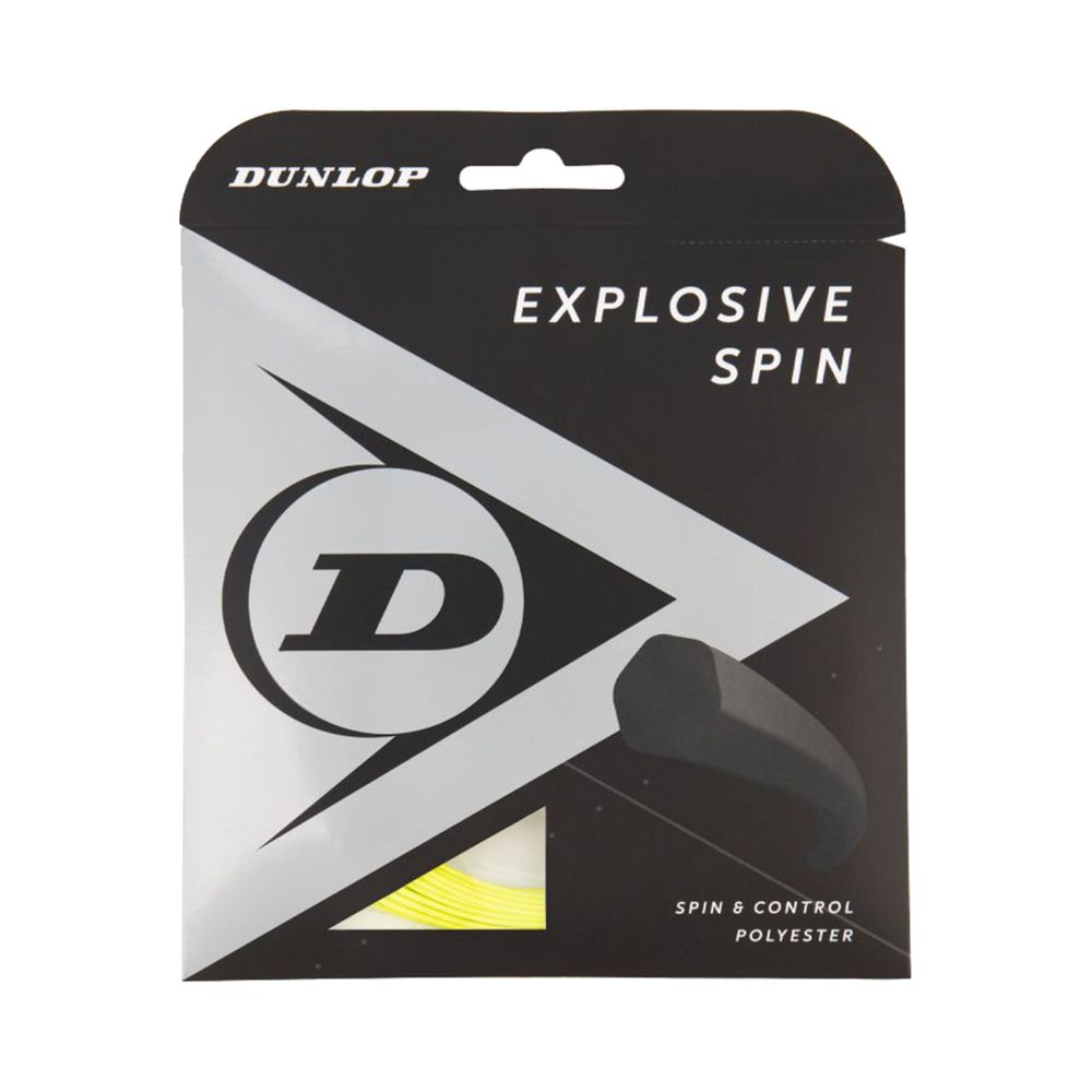 Струны теннисные Dunlop Explosive Spin String Set 12m - Yellow