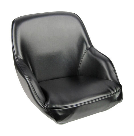 Кресло ADMIRAL мягкое, материал черный винил