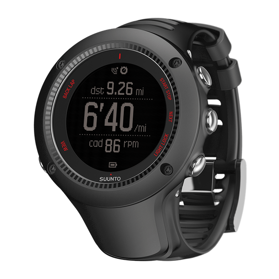 Умные наручные часы Suunto Ambit3 Run Black HR SS021257000
