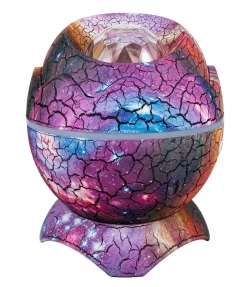 Ночник проектор Яйцо динозавра фиолетовый / Ночник проектор звездного неба / Яйцо дракона