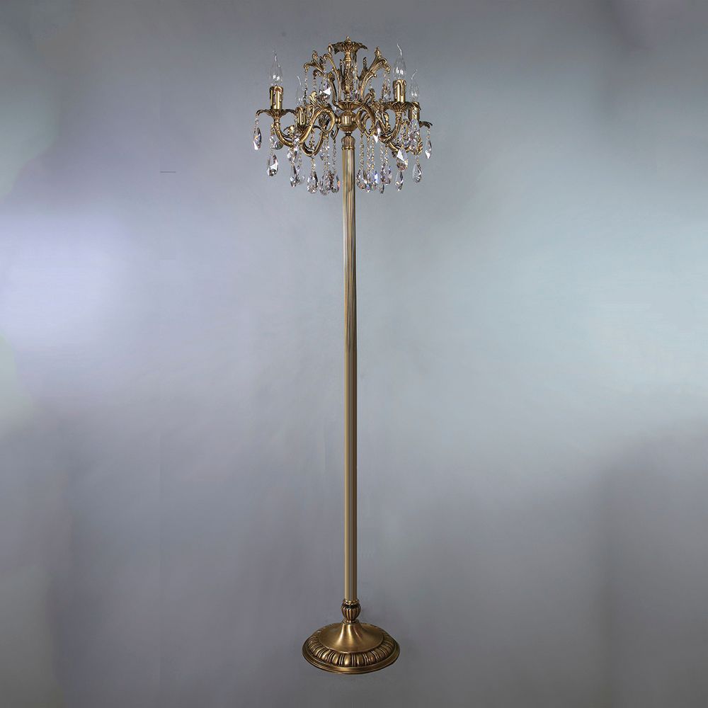 2118F/4 AB Tear Drop Торшер