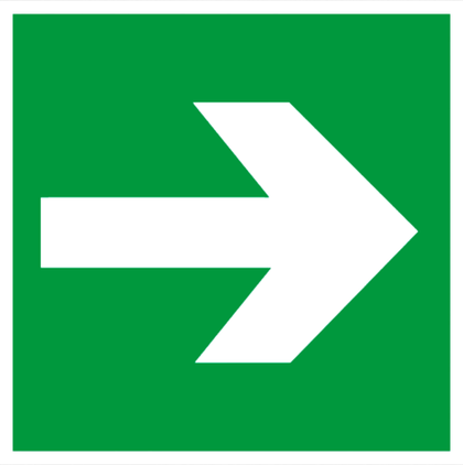 Е 02-01 "Направляющая стрелка"