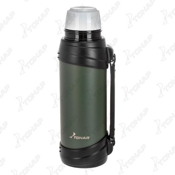 Термос (T-KD-938-2.5) 2500ML хаки (дополн.пласт.чашка, ручка) TONAR