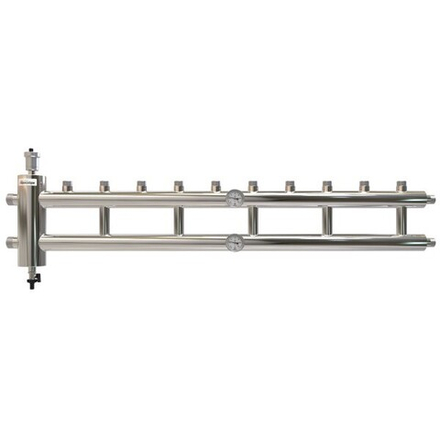 Распределительный коллектор с гидрострелкой 120 кВт, 5+1 контур