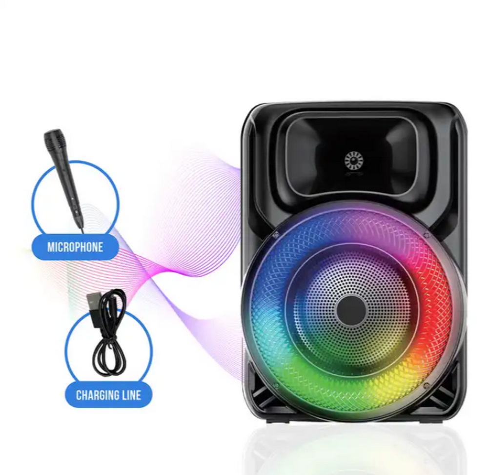 Беспроводная колонка Sing-e ZQS-8147 (8"20W/3A/микрофон)