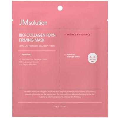 JMsolution Bio Collagen PDRN Firming Mask, 34g*1ea, Гидрогелевая лифтинг маска БИО с коллагеном и PDRN