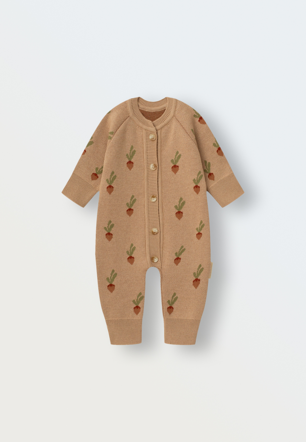 Комбинезон вязаный (редиски)