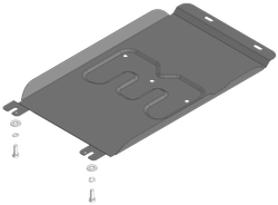 Защита КПП. 2 мм, Сталь. для TANK 400 2023-н.в., Motodor.73121