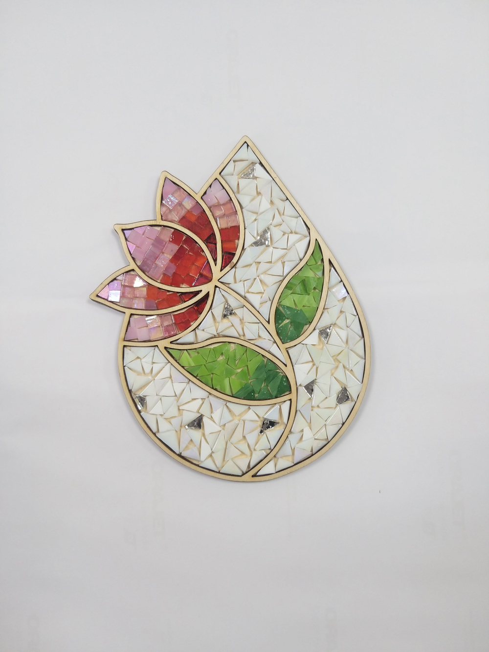 Набор для творчества стеклянная мозаика Цветок Колокольчик 19 см