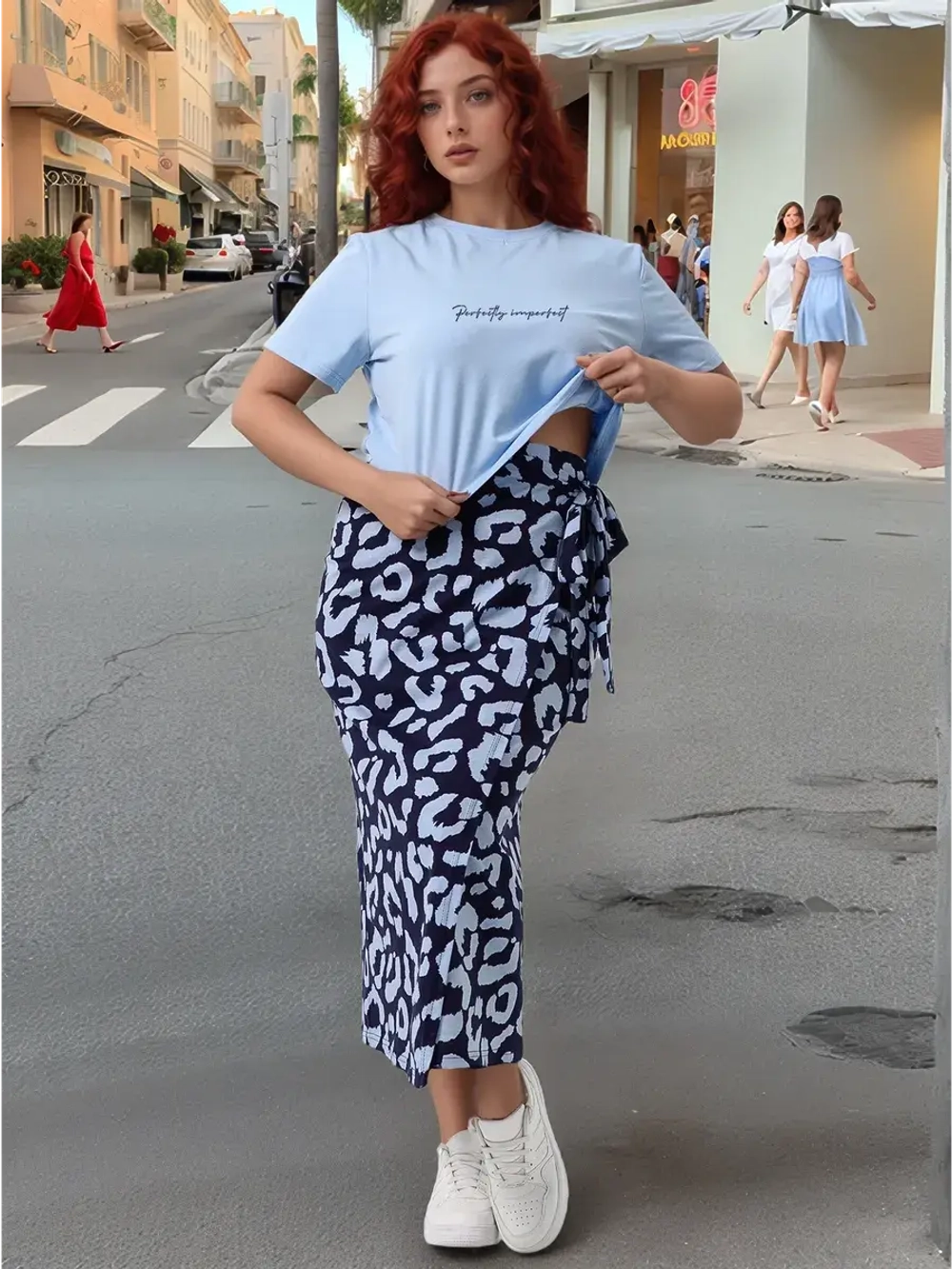 Костюм женский "Энимал" синий