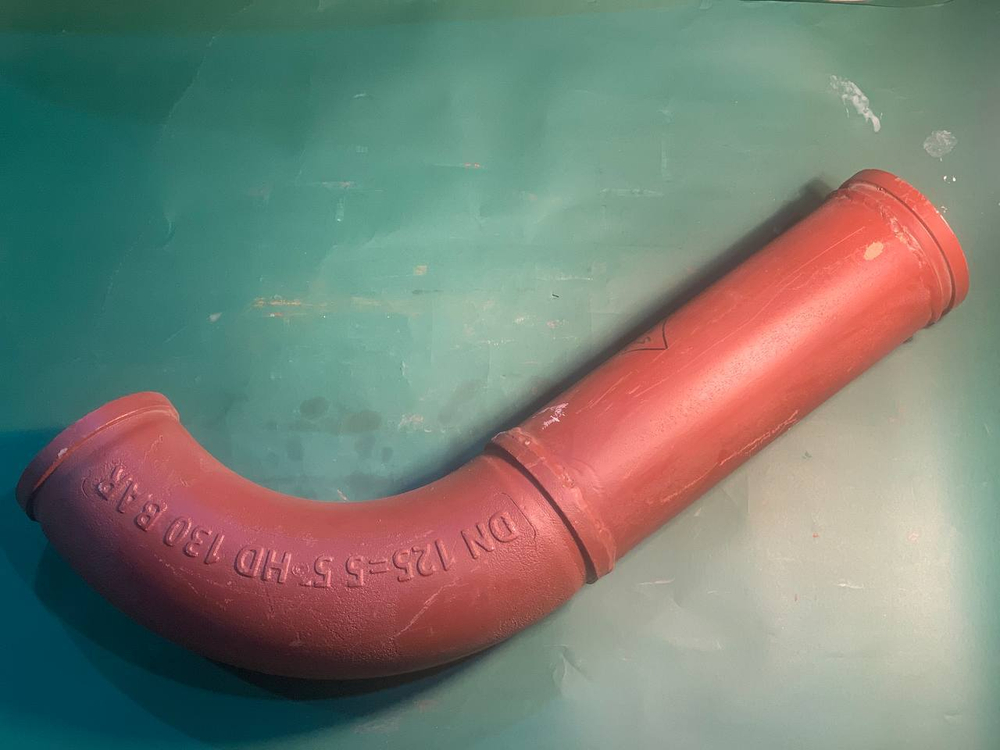 Угол бетоновода Waitzinger B640108 (125/R275 + 675 мм)