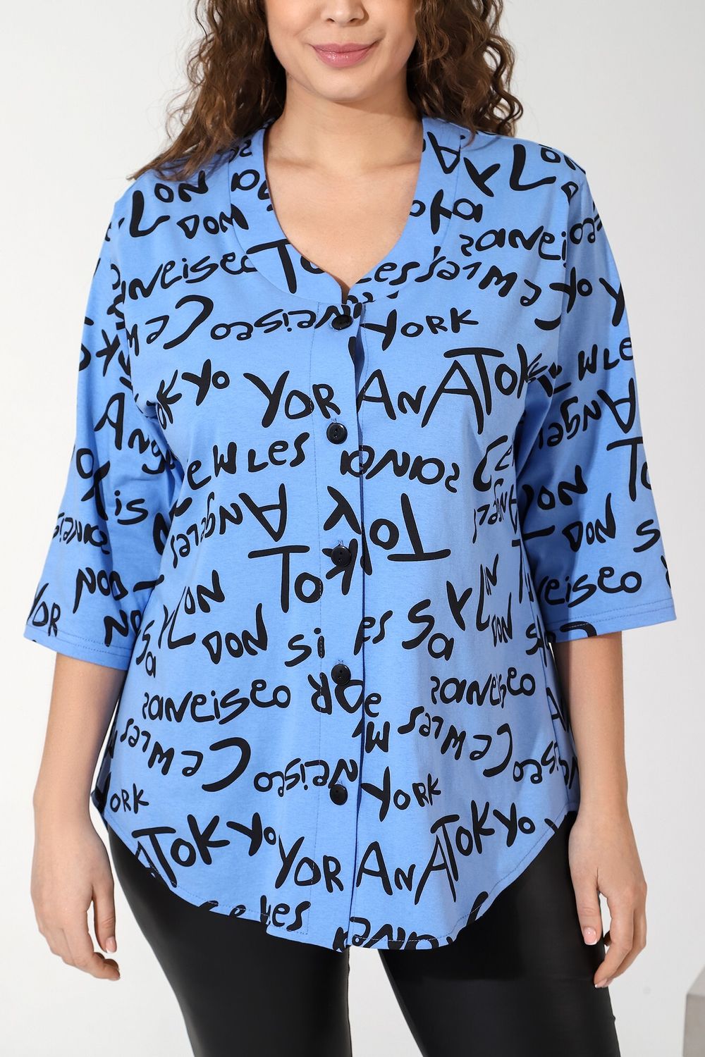 Туника (рубашка) Жанр-1 Виотекс ГОЛУБОЙ