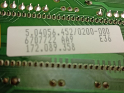 WD54330/02 кт36 Модуль управления (индикации) для стиральной машины Siemens 6707722 б/у