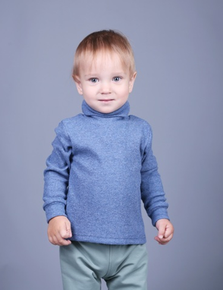 Водолазка из кашкорсе (синяя)