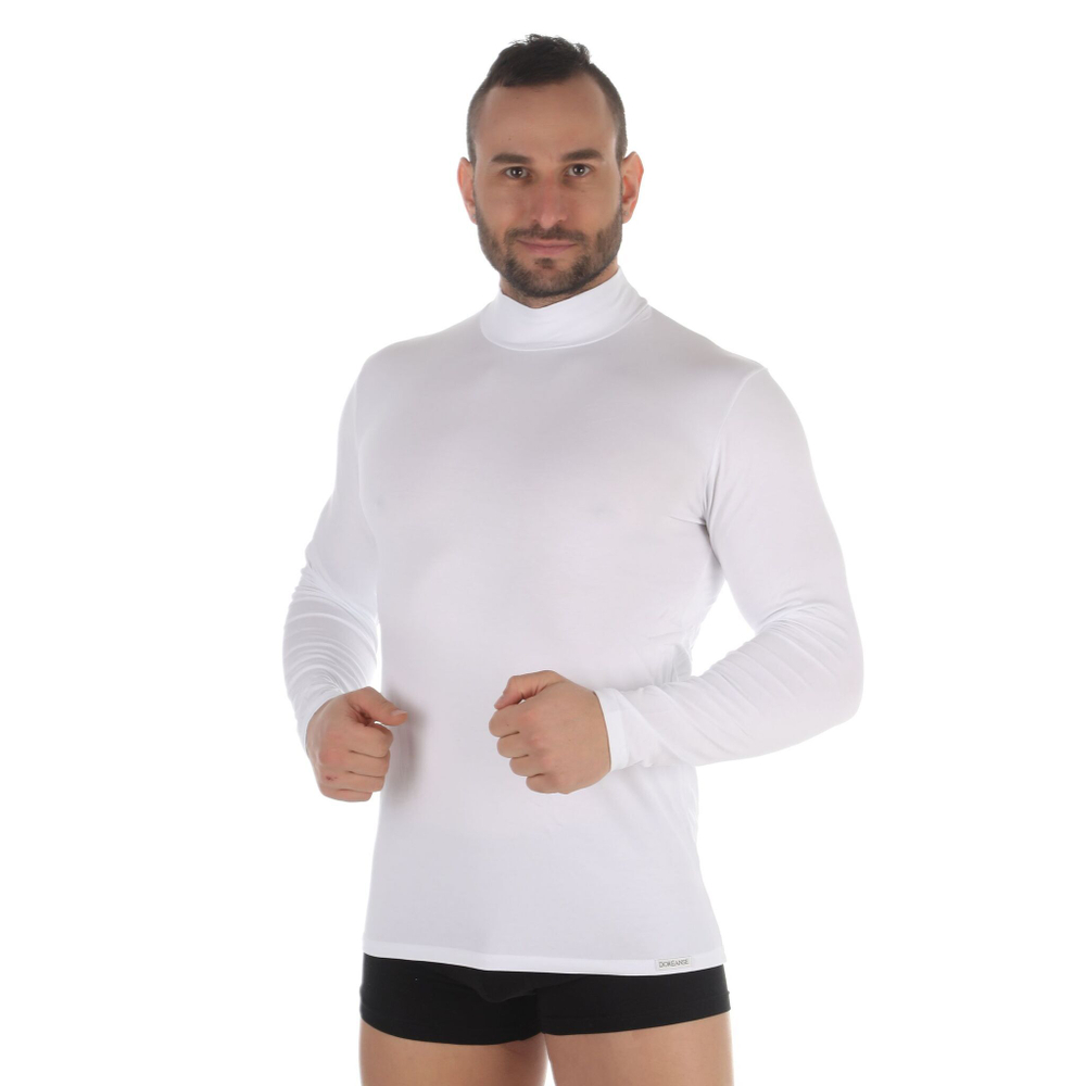 Лонгслив с воротником-стойкой Doreanse Modal Basic (Размер: M) (Цвет: черный)