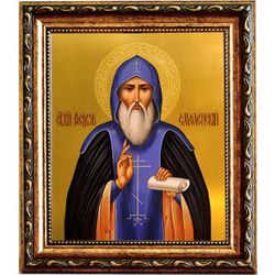 Феодор Ростиславич Черный, Смоленский, Ярославский благоверный князь. Икона на холсте.