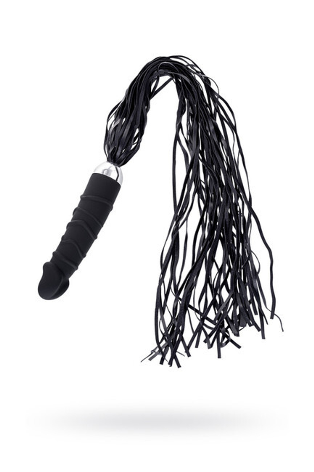 Вибратор Toyfa Black & Red с плеткой (6 режимов) черный (Цвет: черный)